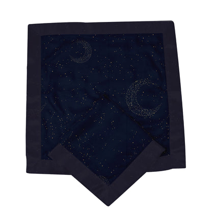 Midnight Moon Bamboo Muslin Security Baby Blankie-1