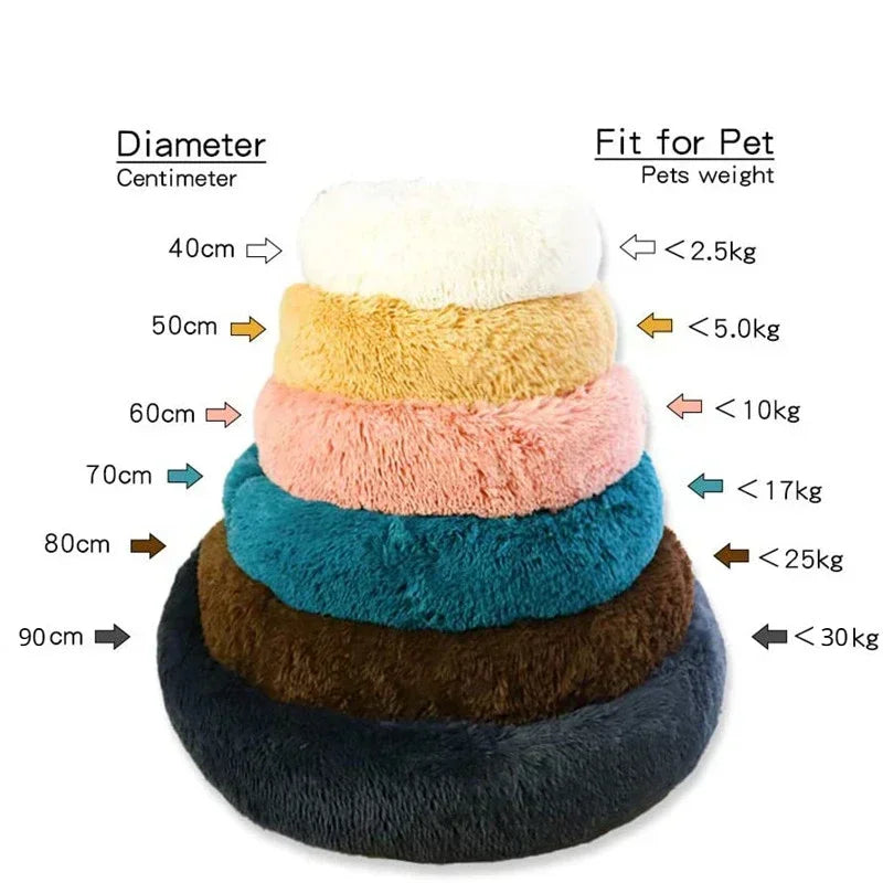 Plush Calming Pet Bed